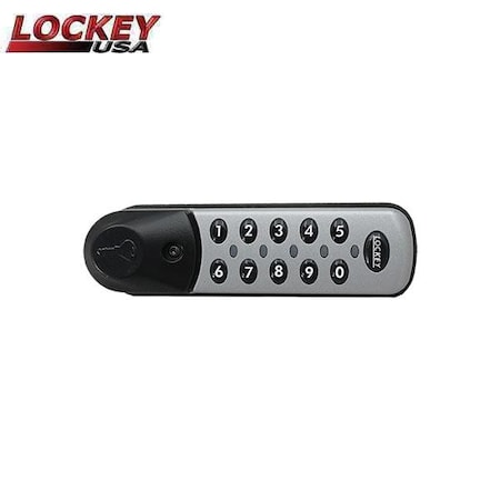 Lockey: Digital Electronic Cabinet Lock For Wet/Chlorinated Areas - White - Right Handed